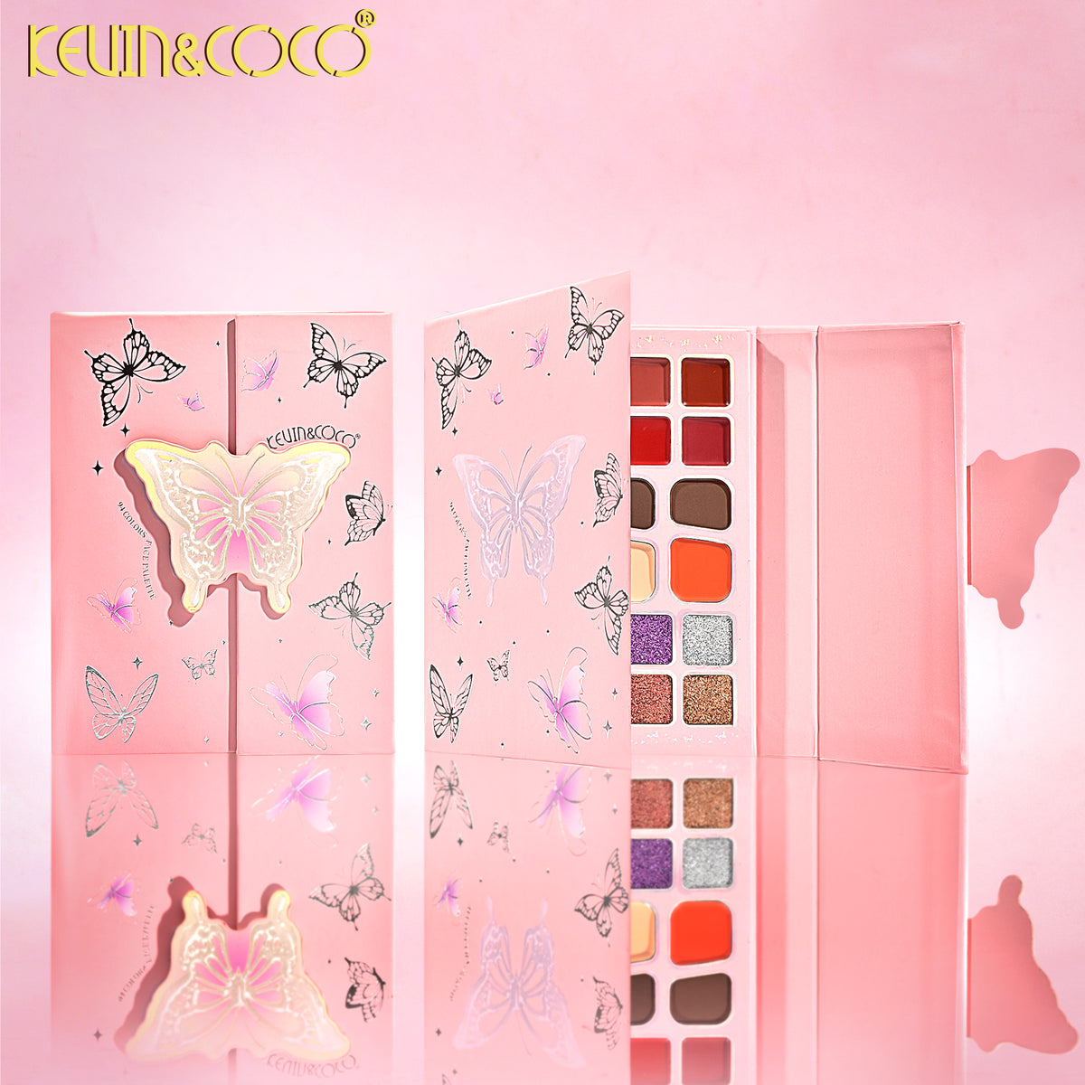 KEVIN&COCO Butterfly 94-eyeshadow palette book
