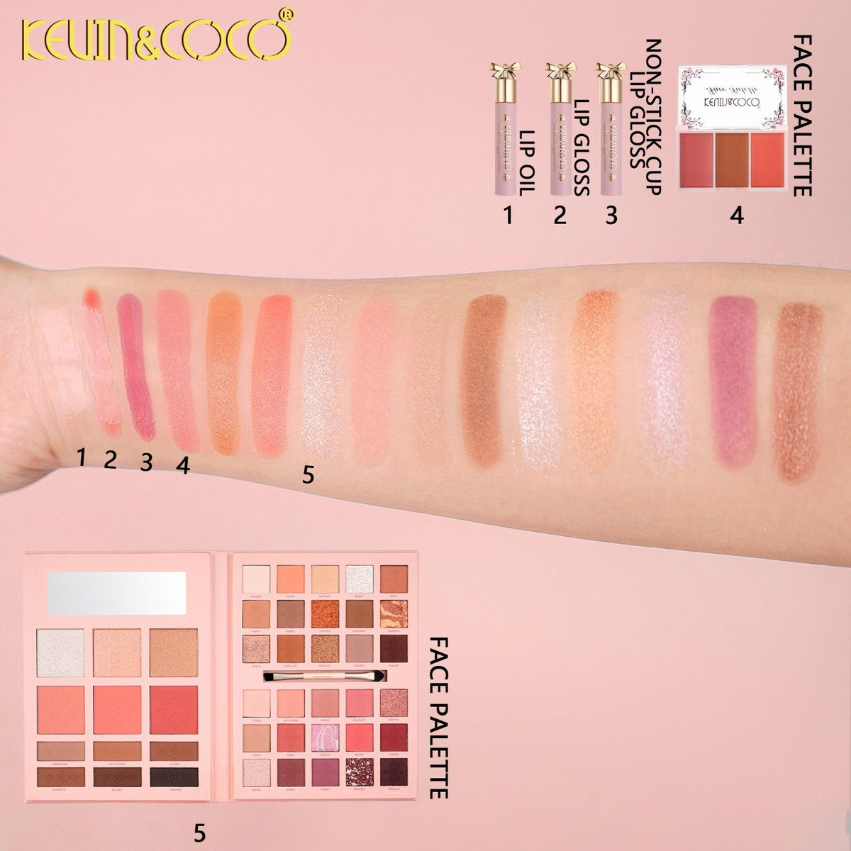 KEVIN&COCO Secret garden makeup set